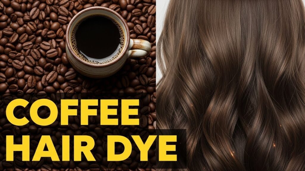 Coffee Hair Dye ☕ Naturally Dark Brown, No Chemicals!
