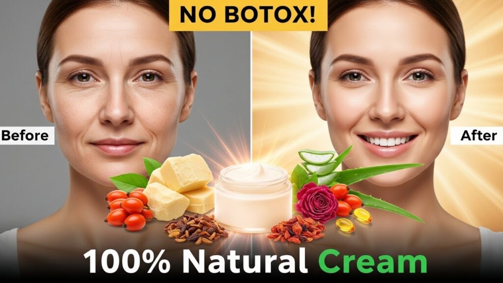 DIY Anti-Aging Cream | 100% Natural Skincare, No Botox Needed! ✅
