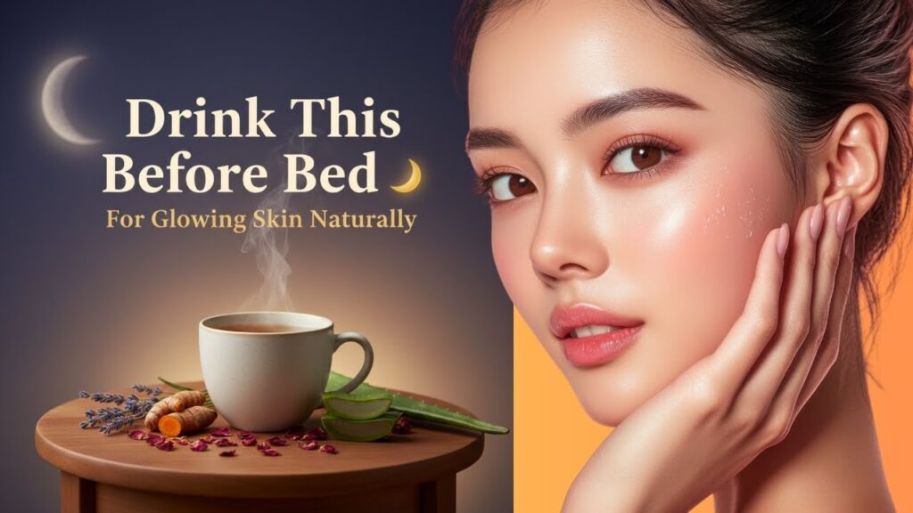 Drink This Before Bed for Glowing Skin Naturally