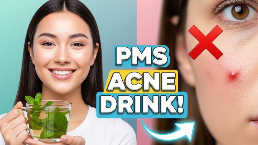 Hormonal Acne Solution PMS Drink for Clear Glowing Skin Naturally