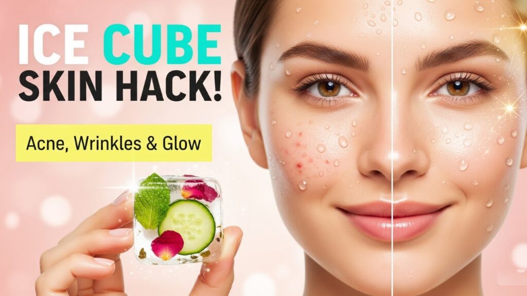 Natural Ice Cube Remedy for Acne, Wrinkles & Glowing Skin – Must Try!