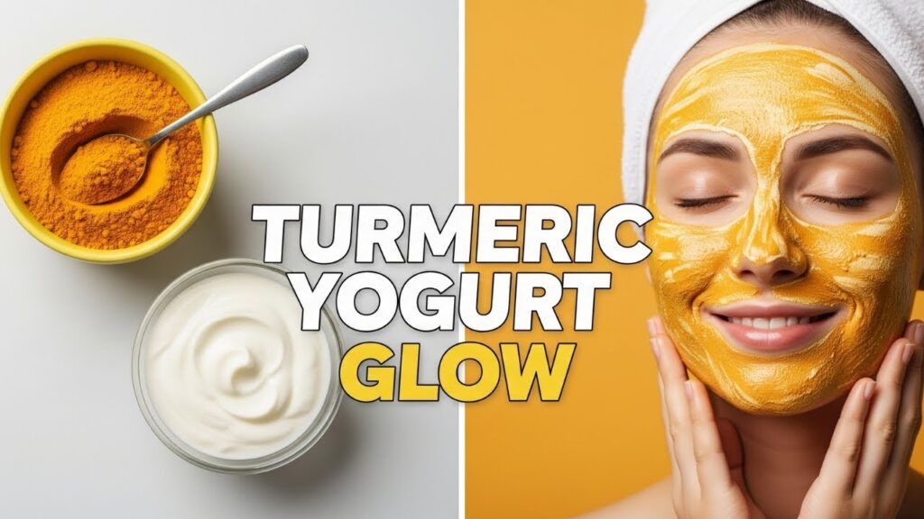 Turmeric Yogurt Mask Heal Gut & Skin Naturally