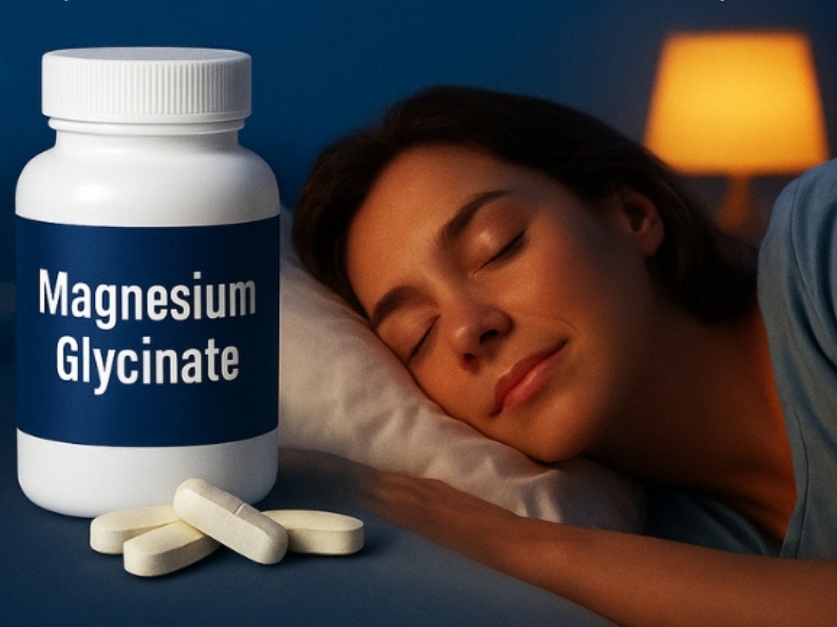 Magnesium Glycinate ebook cover — natural guide to better sleep and stress relief